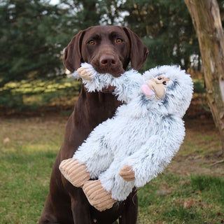 Tall Tails Plush Yeti with Grunting Dog Toy