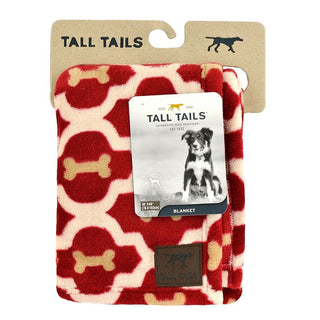 Tall Tails Red Bone Premium Dog Blanket, 30" x 40"