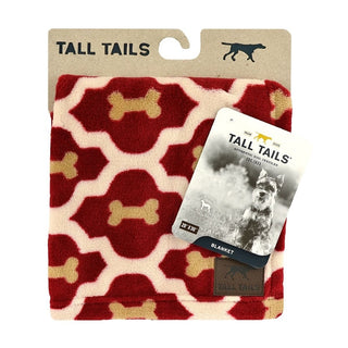 Tall Tails Red Bone Premium Dog Blanket, 20" x 30"