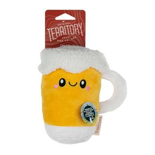 Territory Beer with Squeaker Dog Toy