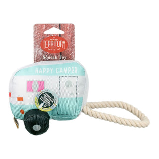 Territory Camper Van Tug & Squeaker Dog Toy