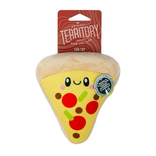 Territory Pizza with Squeaker Dog Toy