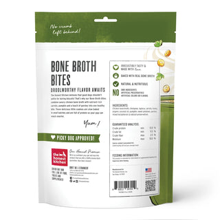 The Honest Kitchen Chicken Bone Broth Bites with Carrots & Parsley Dog Treats, 8-oz bag