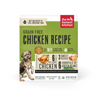 The Honest Kitchen Chicken Recipe Grain-Free Dehydrated Dog Food, 4-lb Box