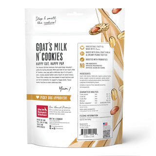 The Honest Kitchen Goat's Milk N' Cookies Slow Baked With Peanut Butter & Honey Dog Treats, 8-oz bag