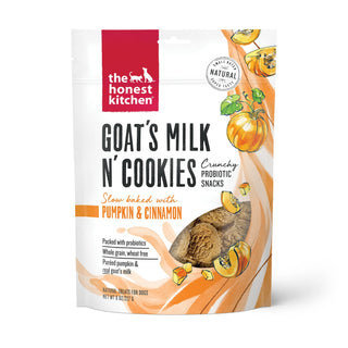 The Honest Kitchen Goat's Milk N' Cookies Slow-Baked With Pumpkin & Cinnamon Dog Treats, 8-oz bag