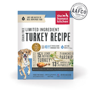 The Honest Kitchen Limited Ingredient Diet Turkey Recipe Grain-Free Dehydrated Dog Food, 10-lb Box