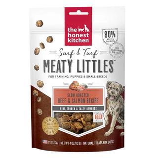 The Honest Kitchen Surf & Turf Meaty Littles Beef & Salmon Recipe Dog Treats