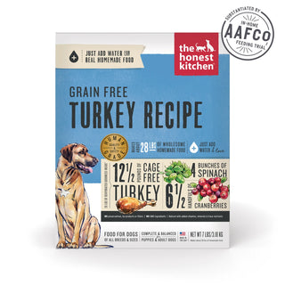 The Honest Kitchen Turkey Recipe Grain-Free Dehydrated Dog Food, 7-lb Box