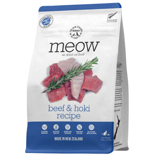 The New Zealand Natural Pet Food Co. Meow Beef & Hoki Recipe Air-Dried Cat Food, 26.5-oz bag