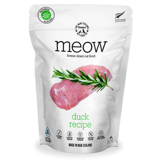 The New Zealand Natural Pet Food Co. Meow Duck Recipe Freeze-Dried Cat Food, 9.9-oz bag