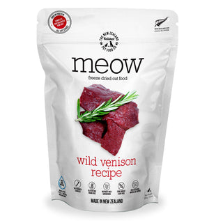 The New Zealand Natural Pet Food Co. Meow Wild Venison Recipe Freeze-Dried Cat Food, 9.9-oz bag