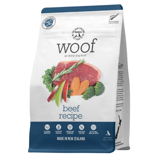 The New Zealand Natural Pet Food Co. Woof Beef Recipe Air-Dried Dog Food, 26.5-oz bag