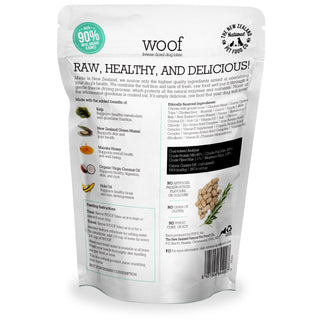 The New Zealand Natural Pet Food Co. Woof Chicken Recipe Freeze-Dried Dog Treats, 1.76-oz bag