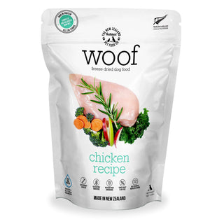 The New Zealand Natural Pet Food Co. Woof Chicken Recipe Freeze-Dried Dog Food, 2.2-lb bag