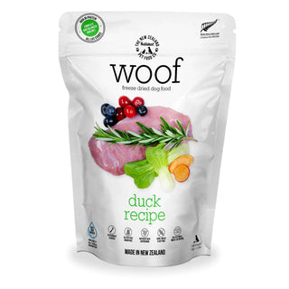 The New Zealand Natural Pet Food Co. Woof Duck Recipe Freeze-Dried Dog Food, 2.2-lb bag