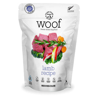 The New Zealand Natural Pet Food Co. Woof Lamb Recipe Freeze-Dried Dog Food, 2.2-lb bag