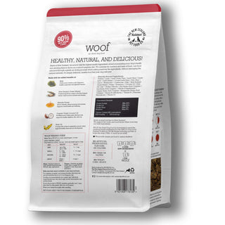 The New Zealand Natural Pet Food Co. Woof Venison Recipe Air-Dried Dog Food, 26.5-oz bag