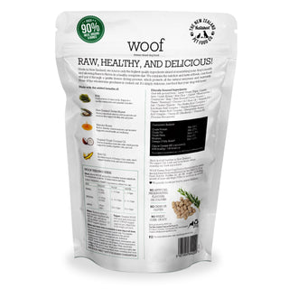 The New Zealand Natural Pet Food Co. Woof Wild Goat Recipe Freeze-Dried Dog Food, 9.9-oz bag