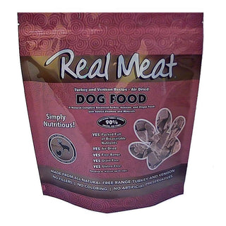 The Real Meat Company Turkey & Venison Recipe Air-Dried Dog Food, 5-lb Bag