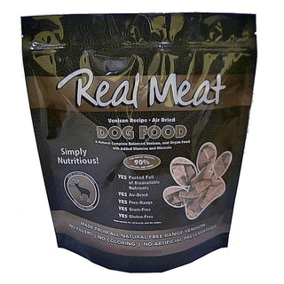 The Real Meat Company Venison Recipe Air-Dried Dog Food, 5-lb Bag