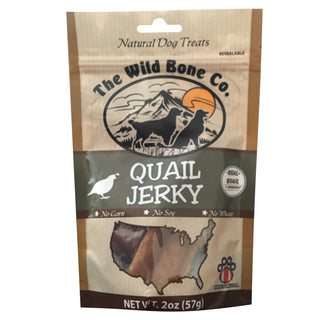 The Wild Bone Co. Quail Jerky for Dogs