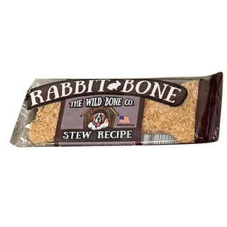 The Wild Bone Co. Rabbit Bone Stew Dog Treats, 24-Count Case