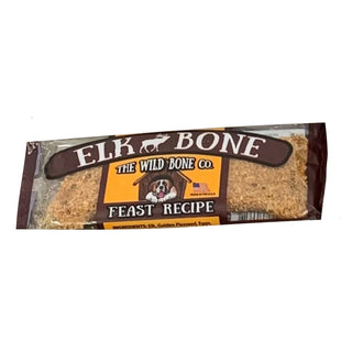 The Wild Bone Co. Elk Bone Feast Recipe Dog Treats, 24-Count Case