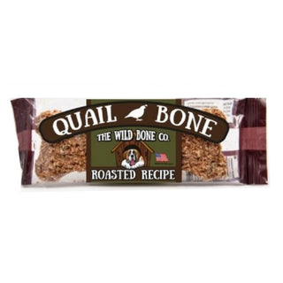 The Wild Bone Co. Quail Bone Feast Recipe Dog Treats, 24-Count Case