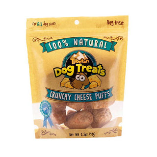 Tibetan Dog Chews Crunchy Cheese Puffs Dog Treats, 3.5-oz Bag