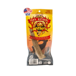 Tibetan Dog Chews Whole Elk Antler for Dogs, Large