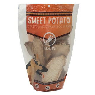 Tickled Pet USA Sweet Potato Chews Rawhide Alternative Dog Treat, 16-oz Bag