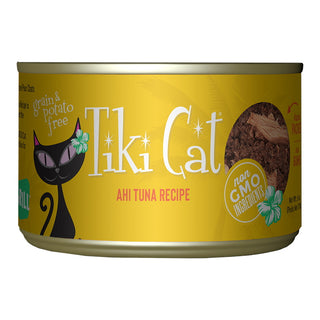 Tiki Cat Hawaiian Grill Ahi Tuna Grain-Free Canned Cat Food, 6-oz, Case of 8