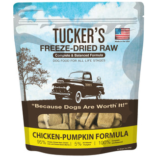 Tucker's Chicken-Pumpkin Freeze-Dried Dog Food, 14-oz Bag