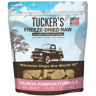 Tucker's Salmon-Pumpkin Freeze-Dried Dog Food, 14-oz Bag