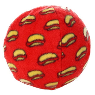 Tuffy Mighty Ball Squeaky Dog Toy, Large, Red