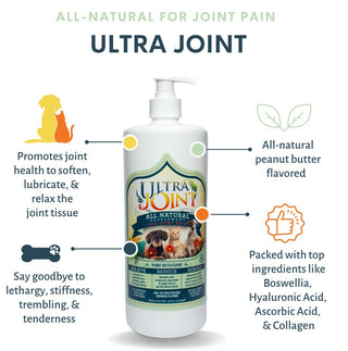 Ultra Joint Supplement for Dogs & Cats, 32-oz Bottle