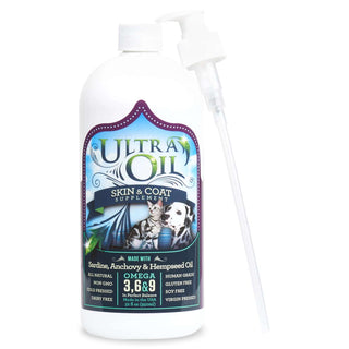 Ultra Oil Skin & Coat Supplement for Dogs & Cats, 32-oz Bottle