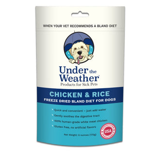 Under The Weather Chicken & Rice Freeze-Dried Bland Diet for Dogs