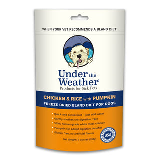 Under The Weather Chicken & Rice with Pumpkin Freeze-Dried Bland Diet for Dogs