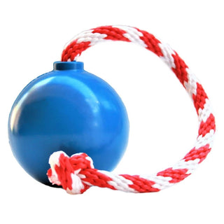 USA-K9 Blue Cherry Bomb Durable USA Dog Toy & Treat Dispenser, Large