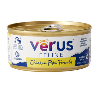 VeRUS Grain-Free Chicken Pate Formula Canned Cat Food, 24/5.5oz