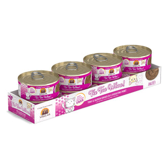 Weruva Classic Cat Tic Tac Whoa Tuna & Salmon Pate Canned Cat Food, 5.5-oz can, Case of 8