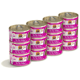 Weruva Classic Cat Tic Tac Whoa Tuna & Salmon Pate Canned Cat Food, 3-oz can, Case of 12