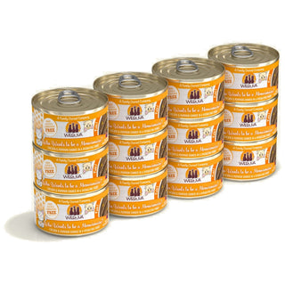 Weruva Classic Cat Who Wants To Be A Meowionaire Chicken & Pumpkin Pate Canned Cat Food, 3-oz can, Case of 12