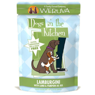 Weruva Dogs in the Kitchen Lamburgini with Lamb & Pumpkin Au Jus Dog Food Pouches, 2.8-oz, case of 12