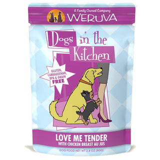 Weruva Dogs in the Kitchen Love Me Tender with Chicken Breast Au Jus Dog Food Pouches, 2.8-oz, case of 12