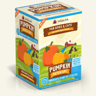 Weruva Pumpkin Patch Up! Pumpkin With Coconut Oil & Flaxseeds Dog & Cat Wet Food Supplement, 1.05-oz, case of 12