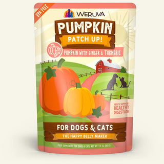  Weruva Pumpkin Patch Up! Pumpkin With Ginger & Turmeric Dog & Cat Wet Food Supplement, 2.8-oz, case of 12