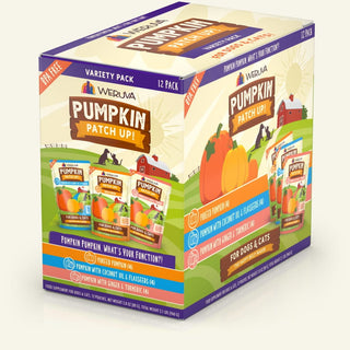 Weruva Pumpkin Patch Up! Pumpkin Pumpkin, What's Your Function? Variety Pack Dog & Cat Wet Food Supplement, 2.8-oz, case of 12